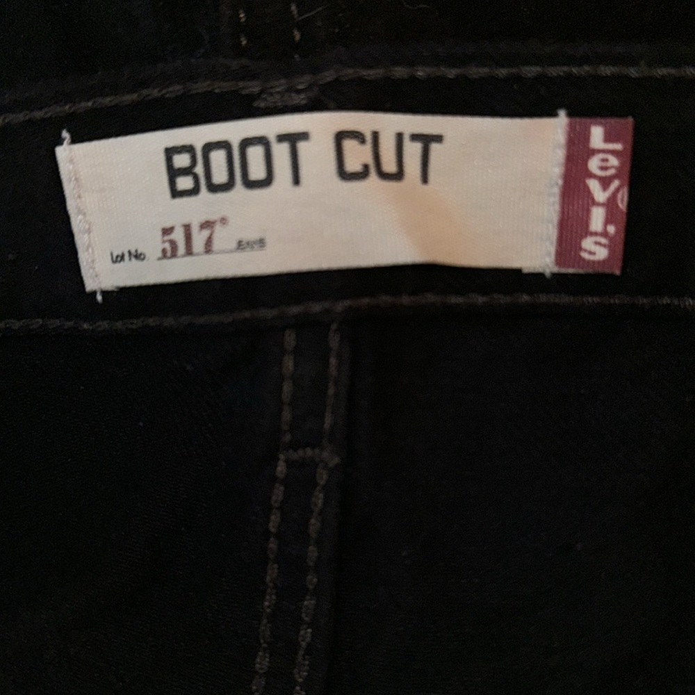 Levi’s Black Bootcut 517 42x30 - Picture 4 of 5